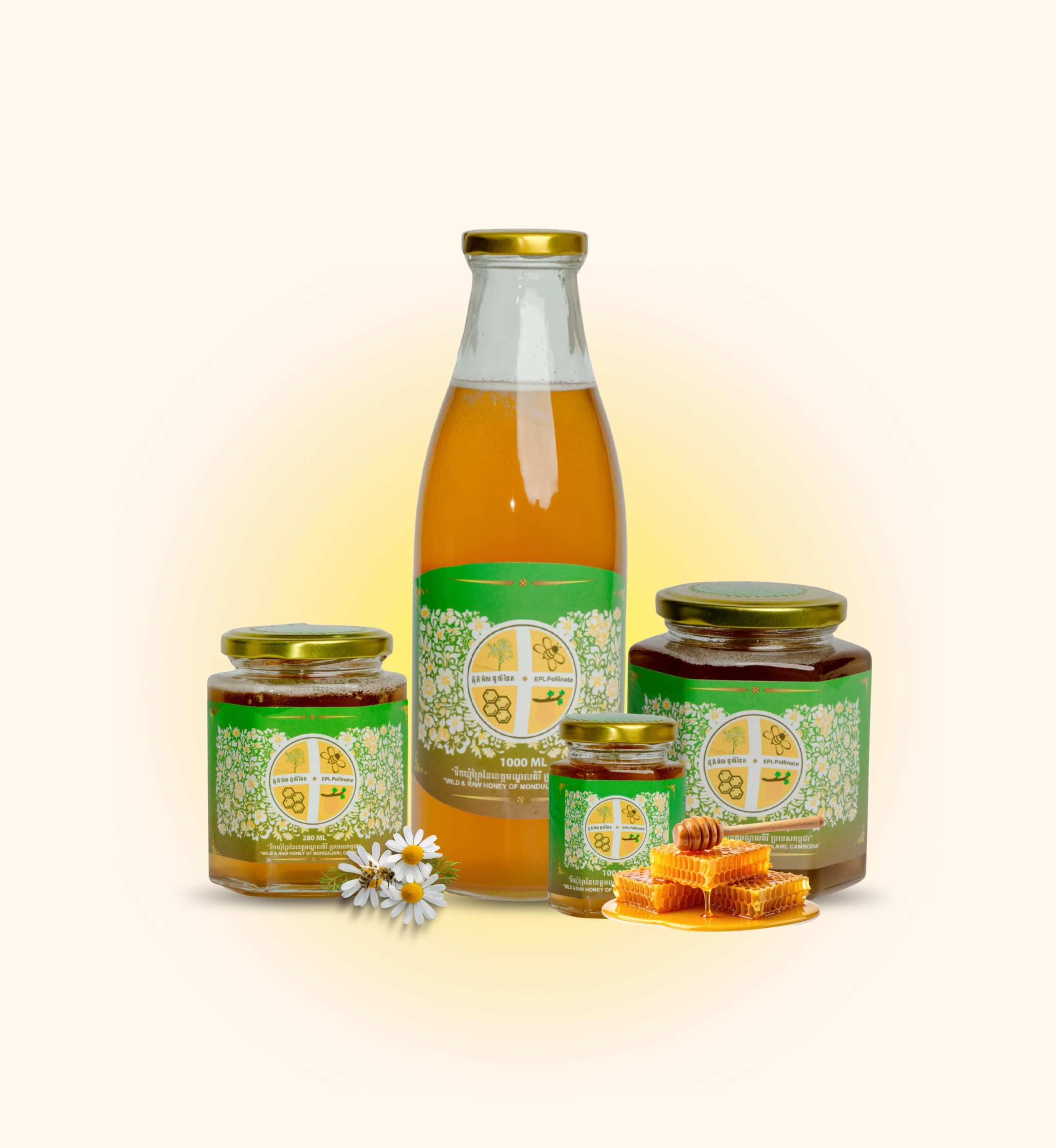 EPL Deep Forest/ Evergreen Wild Honey 4 pcs - 1000ML + 500ML + 280ML + 100ML (Full price $60.5)
